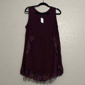 Soft Surroundings Rich Plum Top